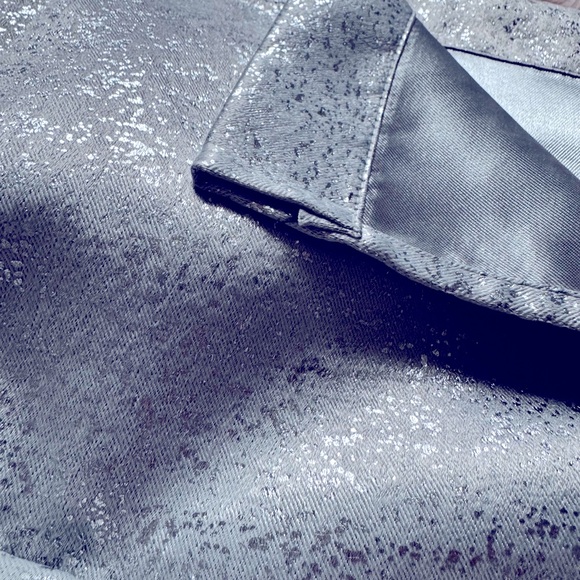 Kensie Silver Accented Curtains with Elegant Metallic Design - Picture 3 of 4